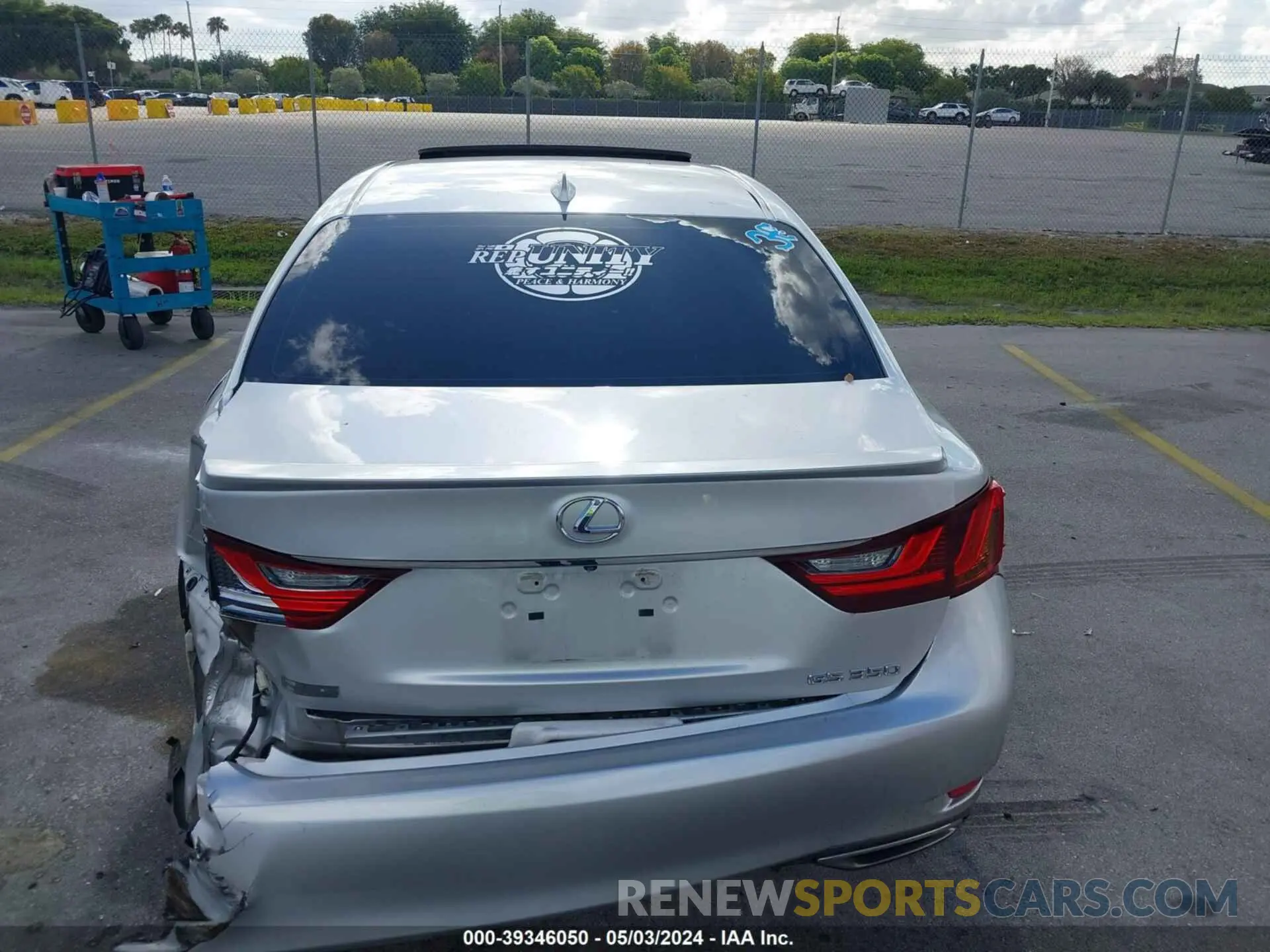 15 fotografías del automóvil dañado JTHBE1BL5FA010886 LEXUS GS 350 2015