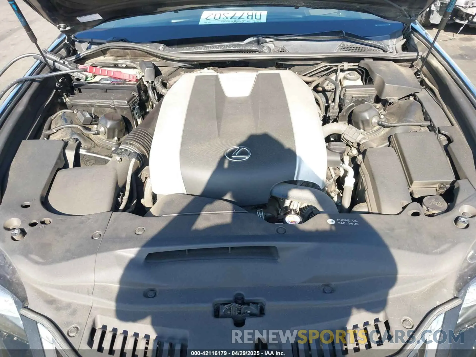 10 fotografías del automóvil dañado JTHBZ1BL0KA017002 LEXUS GS 350 2019