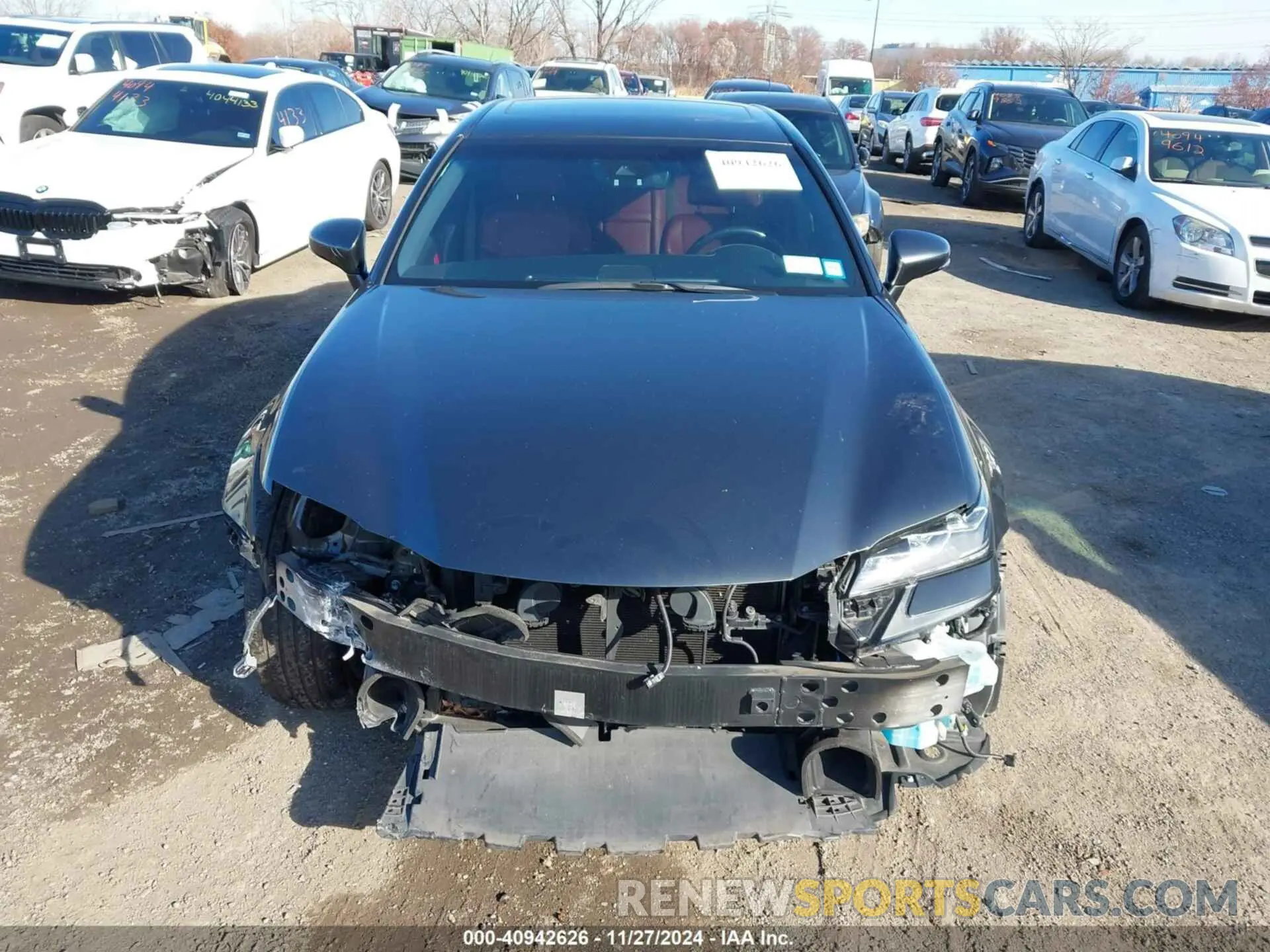 12 fotografías del automóvil dañado JTHCZ1BL1KA010841 LEXUS GS 350 2019