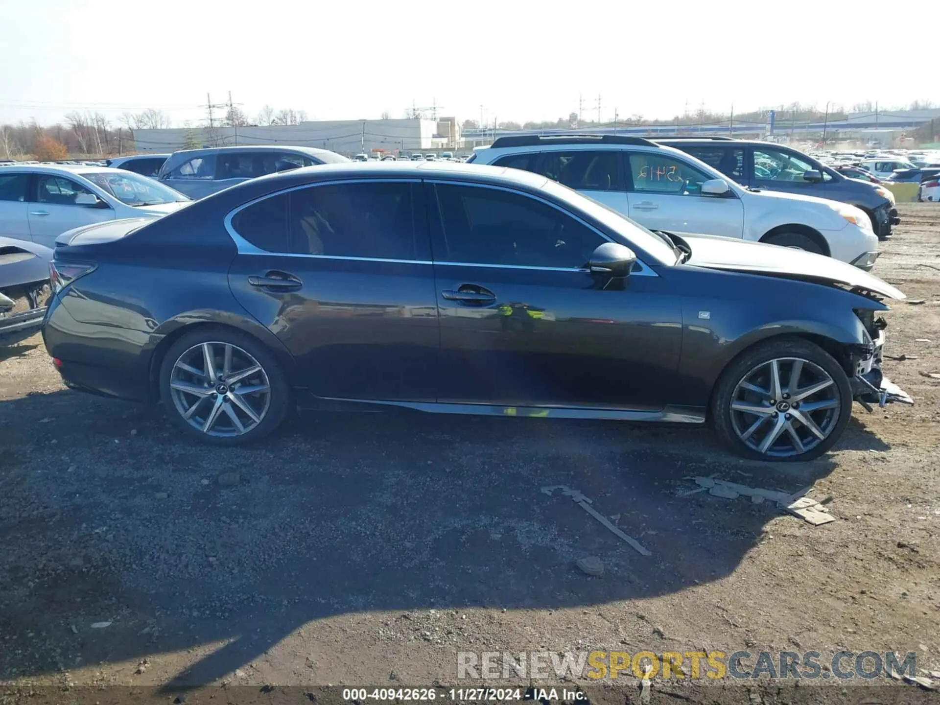13 fotografías del automóvil dañado JTHCZ1BL1KA010841 LEXUS GS 350 2019