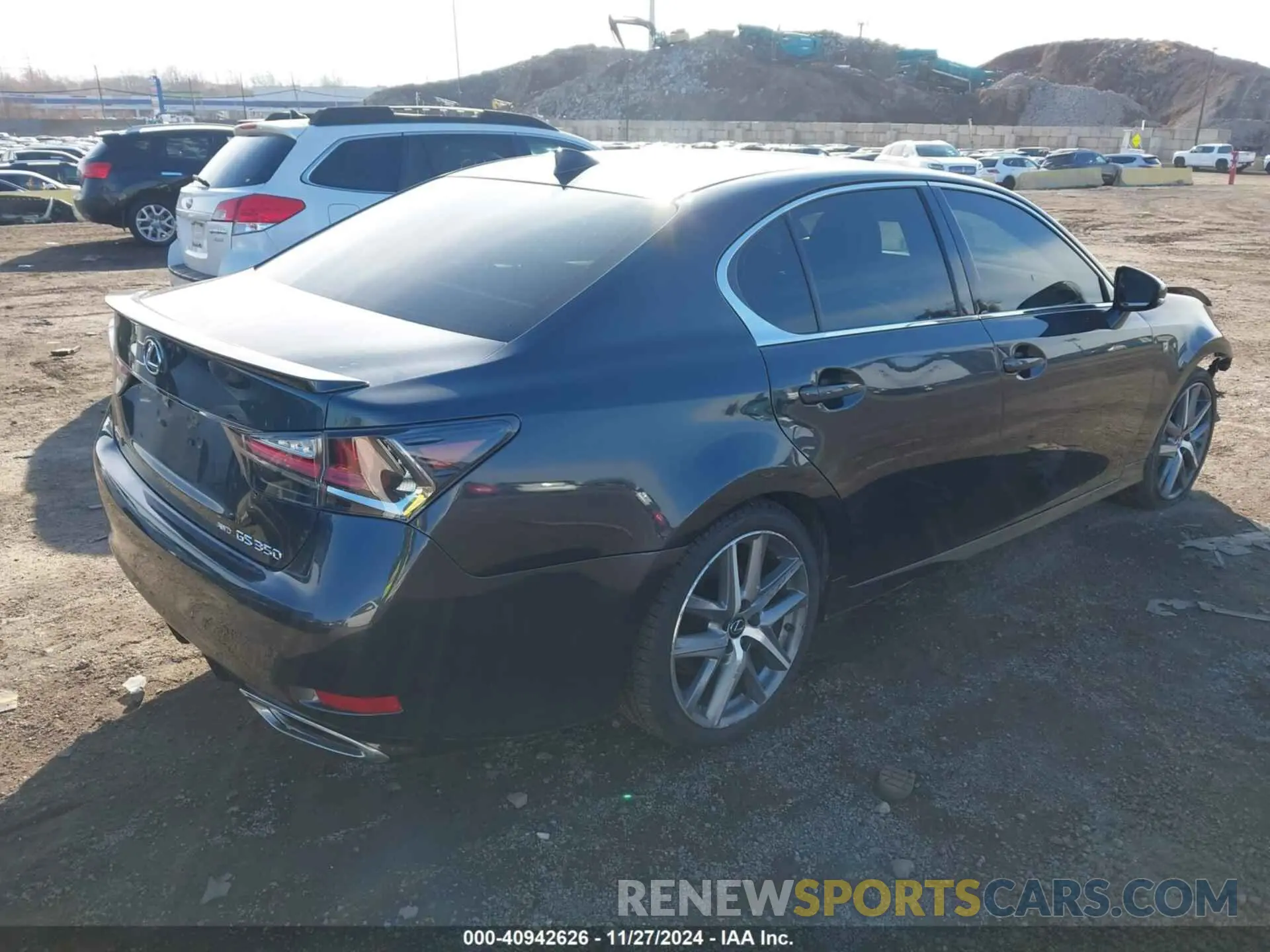 4 fotografías del automóvil dañado JTHCZ1BL1KA010841 LEXUS GS 350 2019