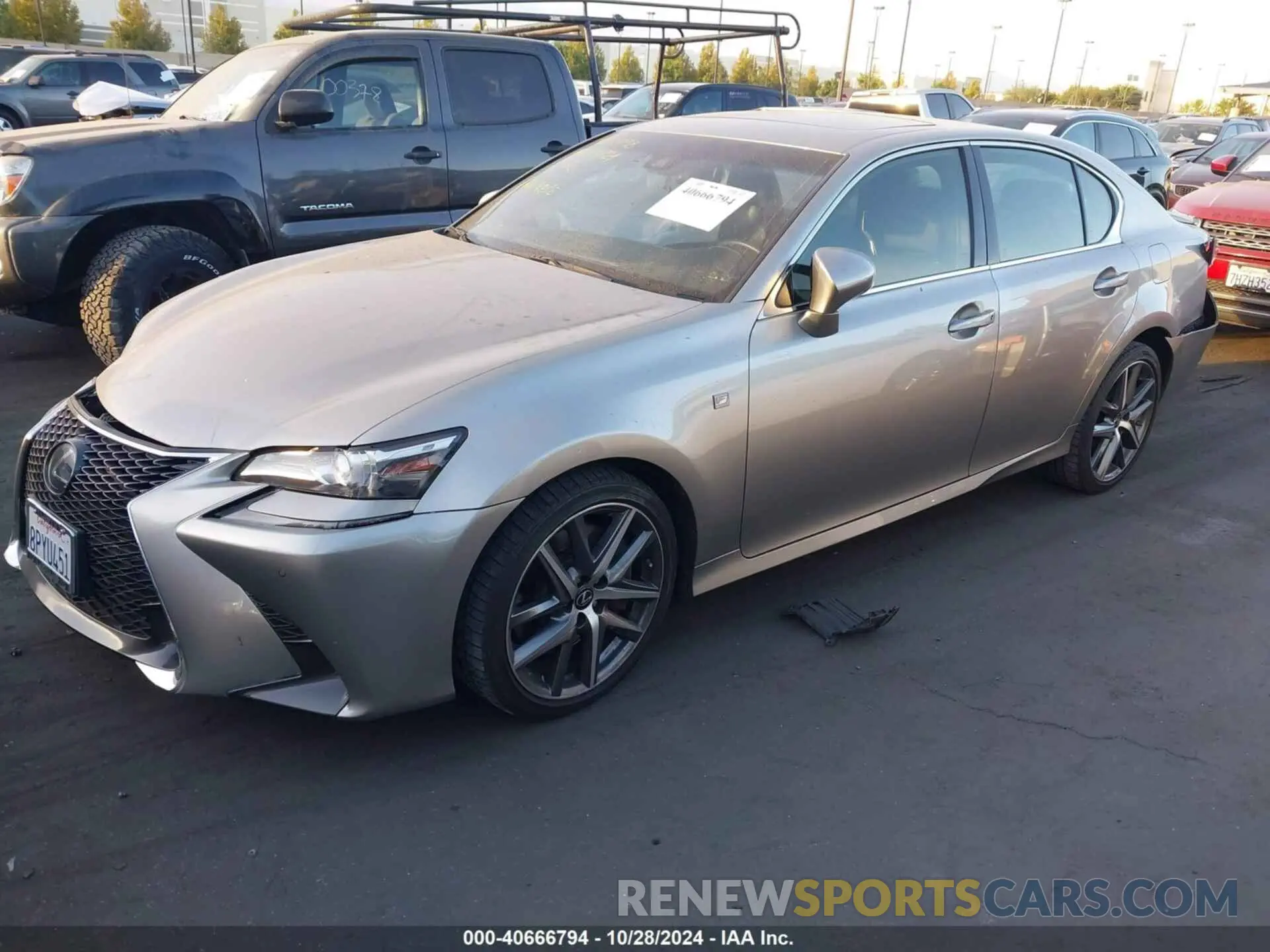 2 fotografías del automóvil dañado JTHEZ1BL0LA019296 LEXUS GS 350 2020