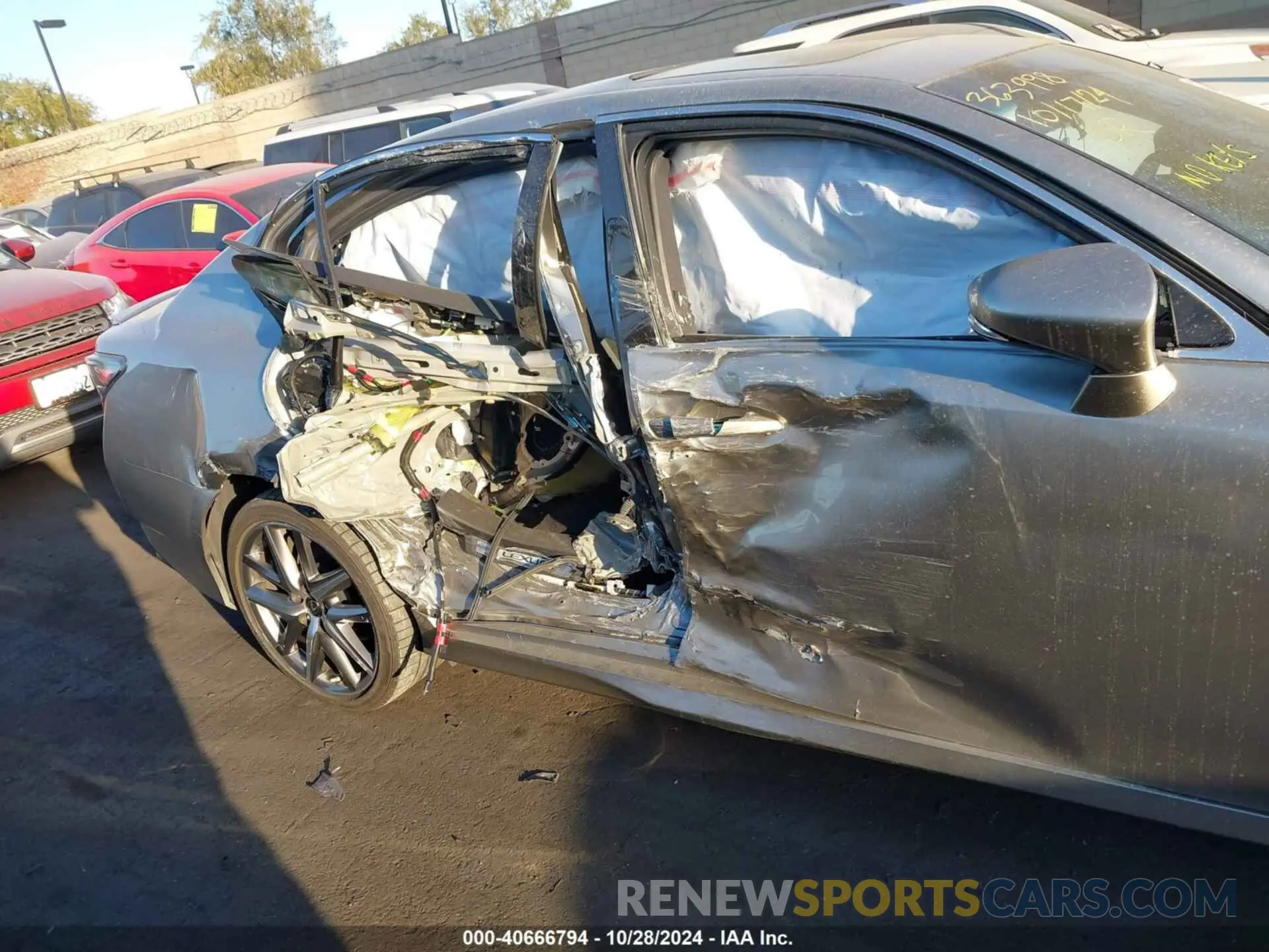 6 fotografías del automóvil dañado JTHEZ1BL0LA019296 LEXUS GS 350 2020