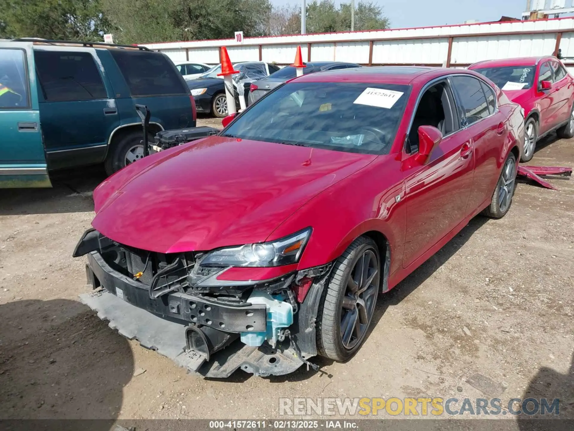 2 fotografías del automóvil dañado JTHEZ1BL8LA019921 LEXUS GS 350 2020