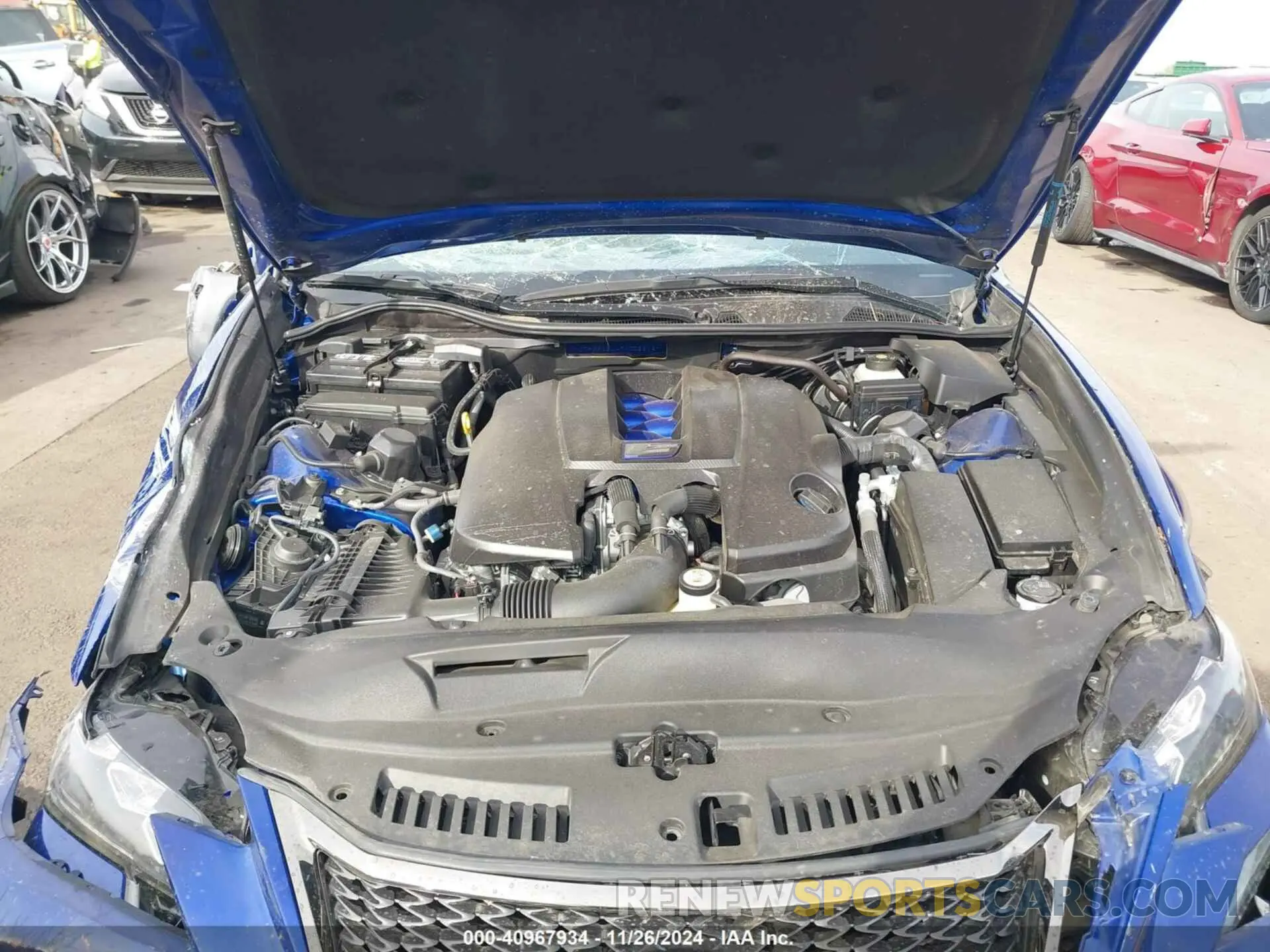10 fotografías del automóvil dañado JTHBP1BL4KA002816 LEXUS GS F 2019