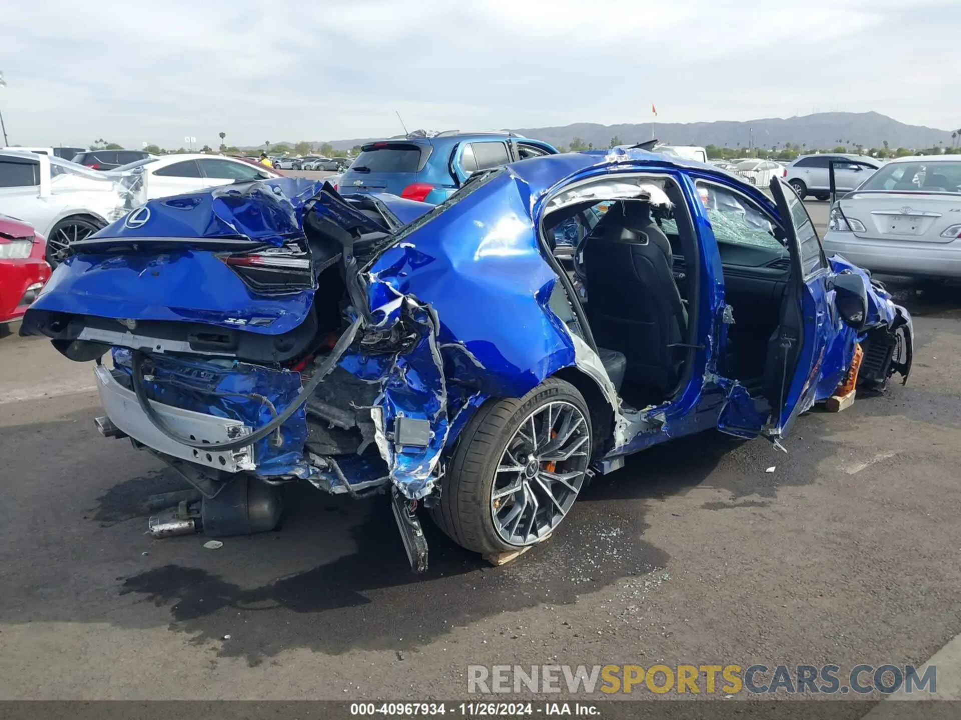 4 fotografías del automóvil dañado JTHBP1BL4KA002816 LEXUS GS F 2019