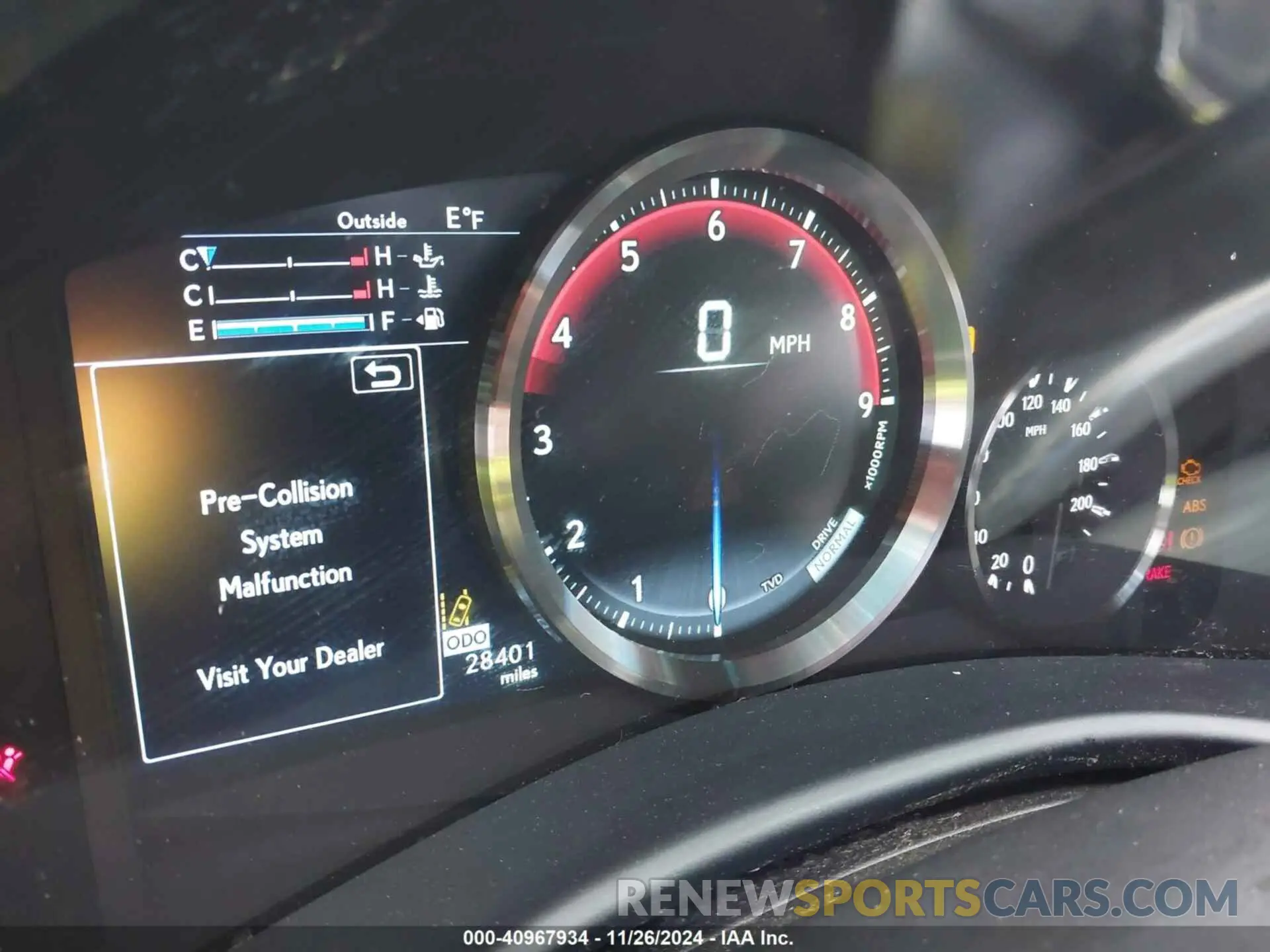 7 fotografías del automóvil dañado JTHBP1BL4KA002816 LEXUS GS F 2019