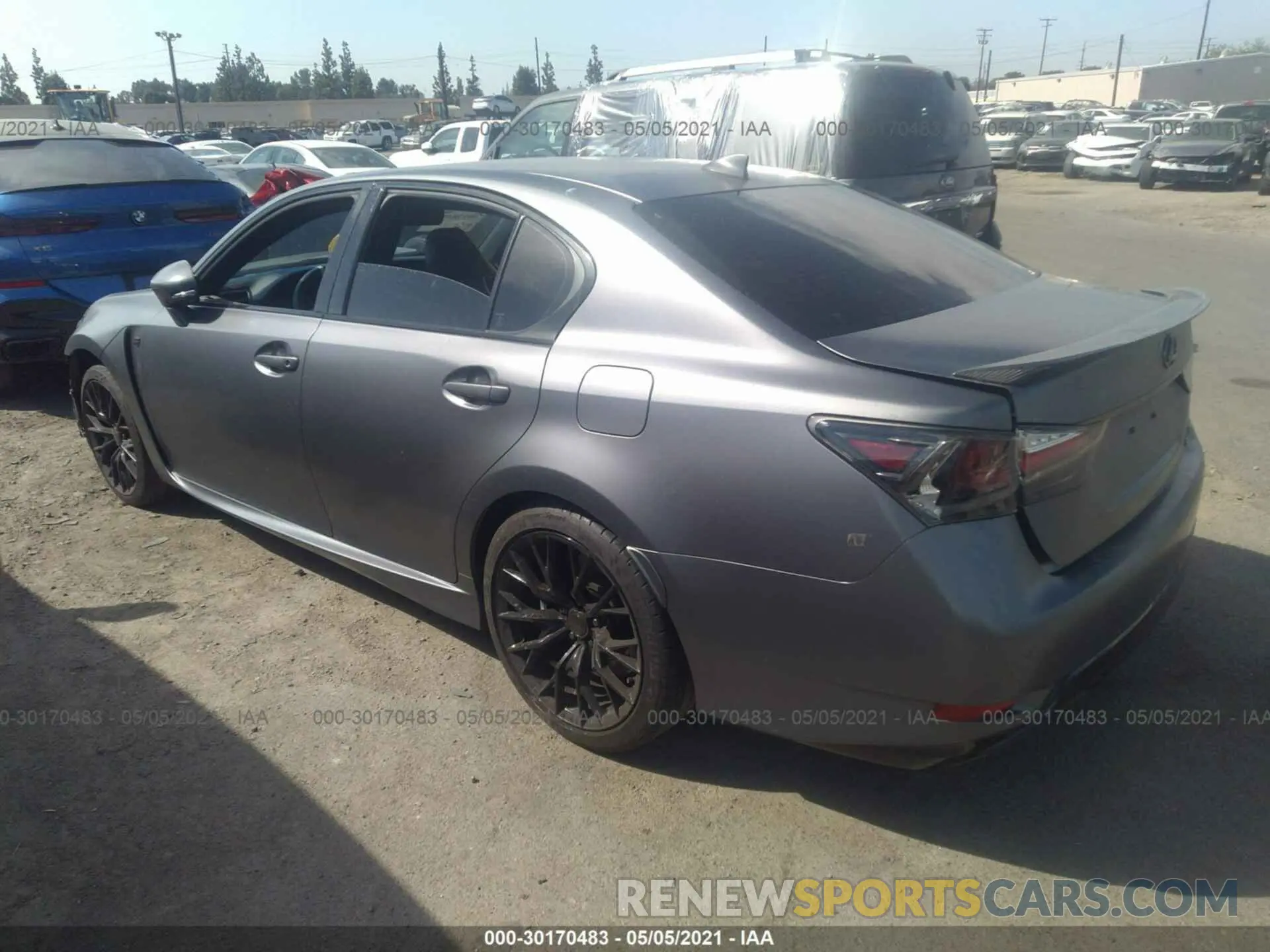 3 fotografías del automóvil dañado JTHBP1BL5KA002758 LEXUS GS F 2019