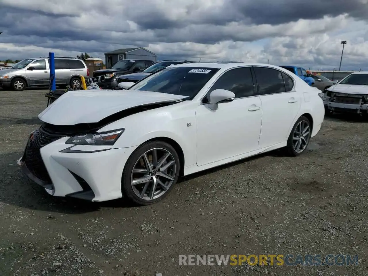 1 fotografías del automóvil dañado JTHBZ1BL7KA017742 LEXUS GS350 2019