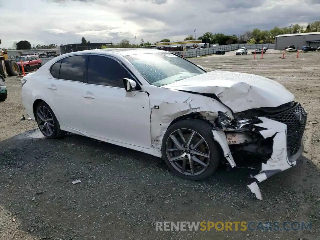 4 fotografías del automóvil dañado JTHBZ1BL7KA017742 LEXUS GS350 2019