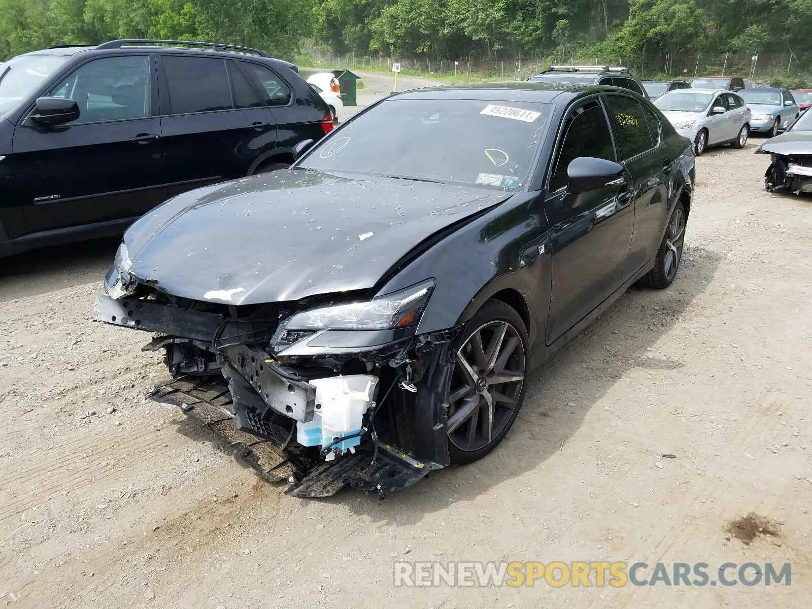 2 fotografías del automóvil dañado JTHEZ1CL0LA012590 LEXUS GS350 2020