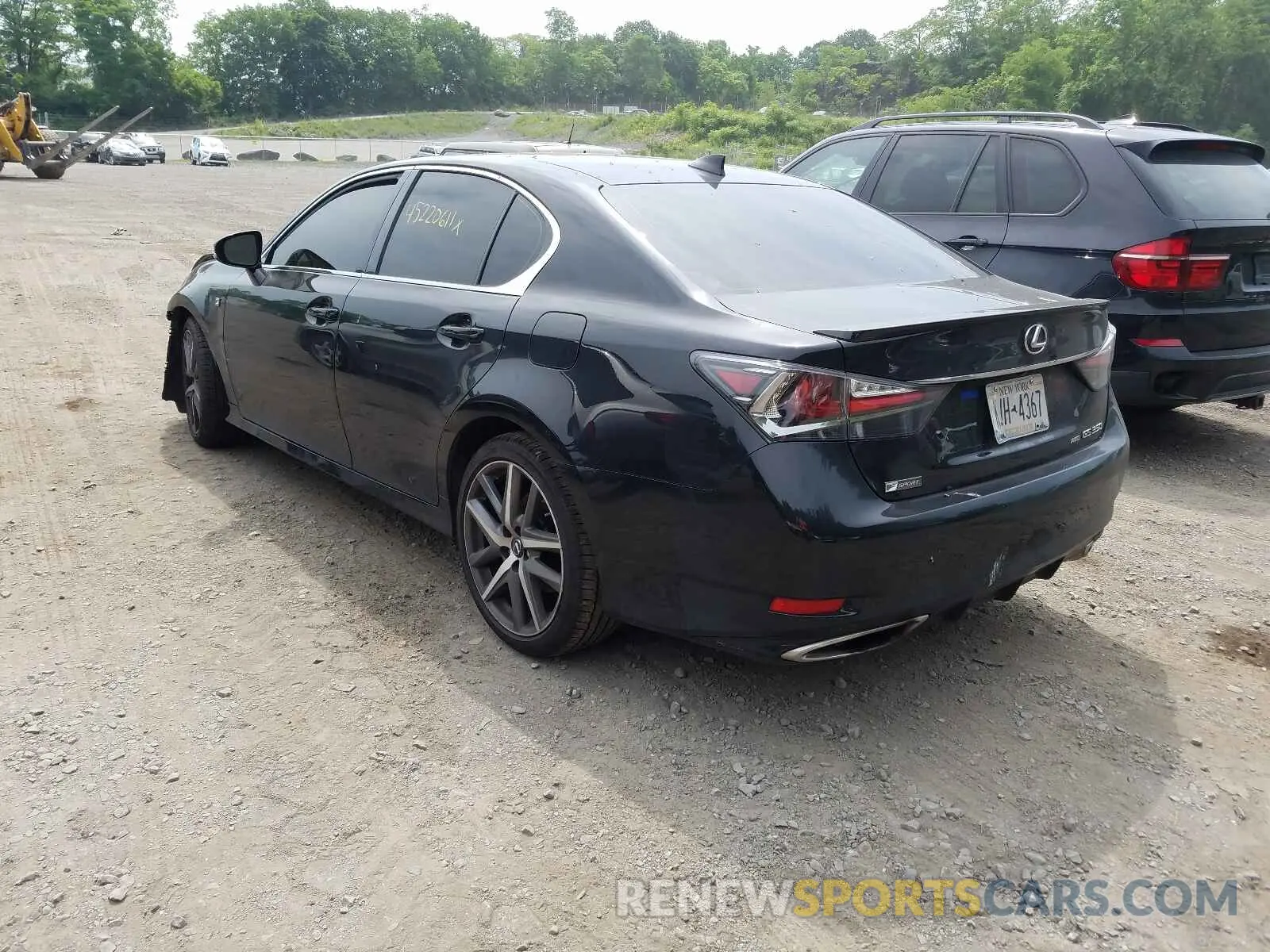 3 fotografías del automóvil dañado JTHEZ1CL0LA012590 LEXUS GS350 2020