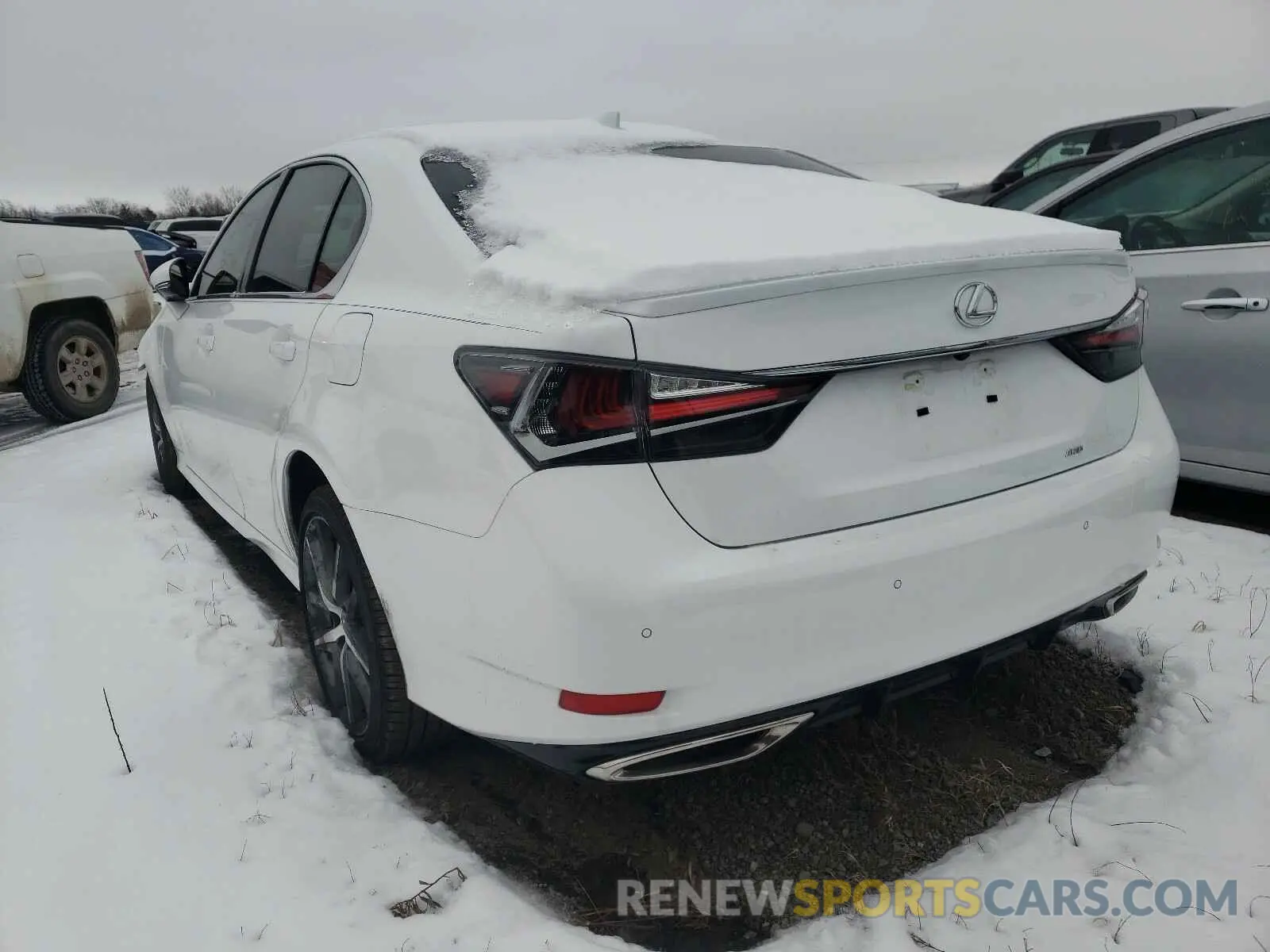 3 fotografías del automóvil dañado JTHEZ1CL8LA012823 LEXUS GS350 2020