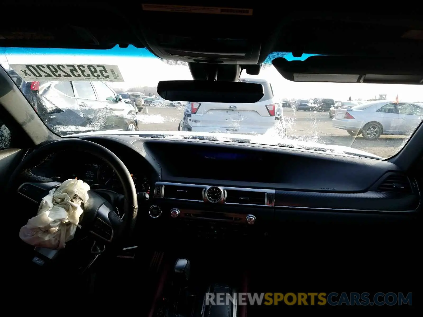 9 fotografías del automóvil dañado JTHEZ1CL8LA012823 LEXUS GS350 2020