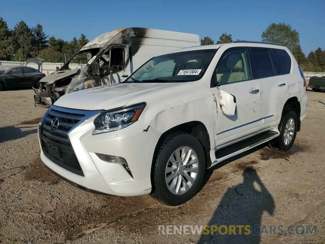 1 fotografías del automóvil dañado JTJBM7FX0K5219151 LEXUS GX 2019