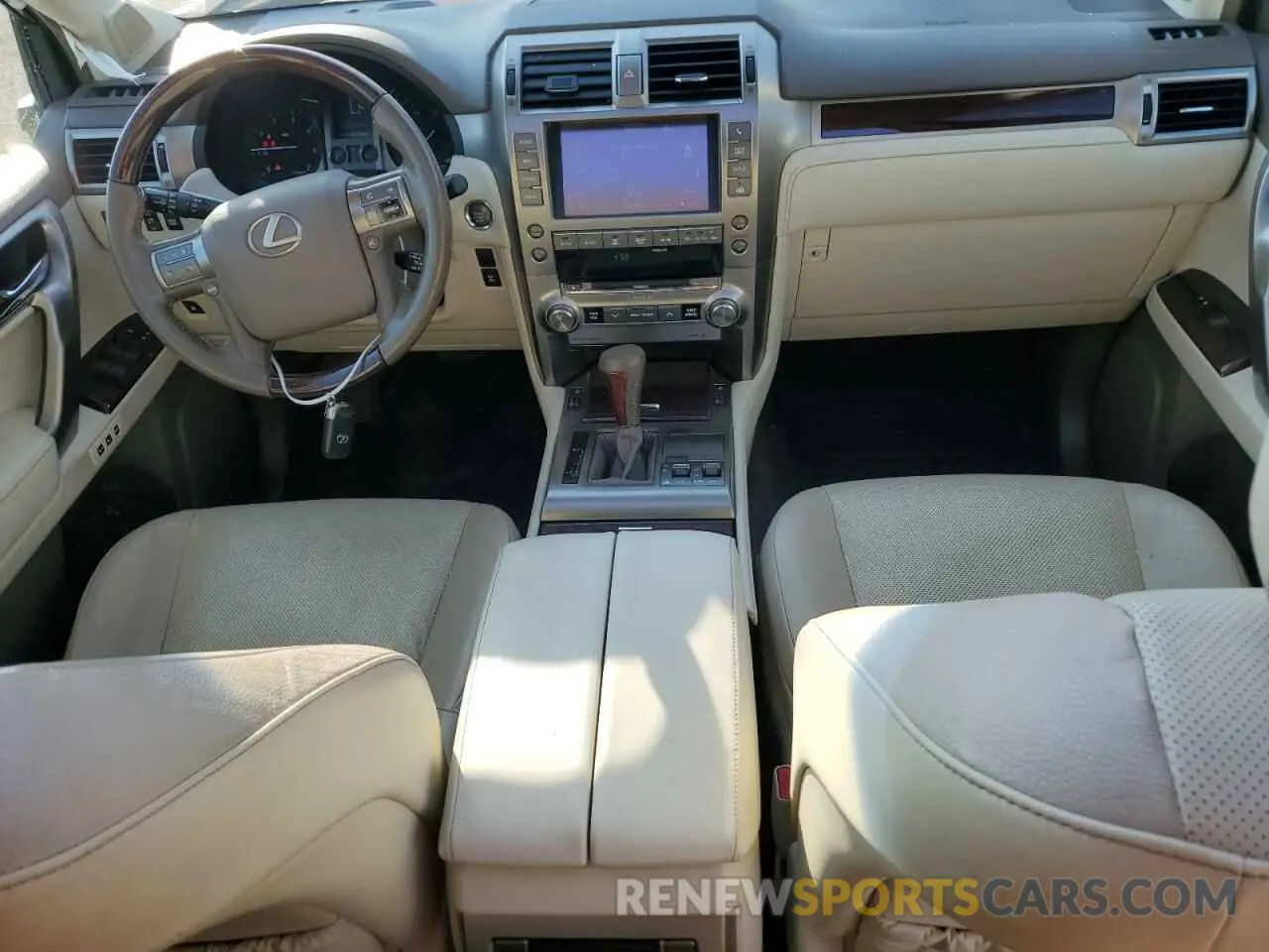 8 fotografías del automóvil dañado JTJBM7FX0K5219151 LEXUS GX 2019
