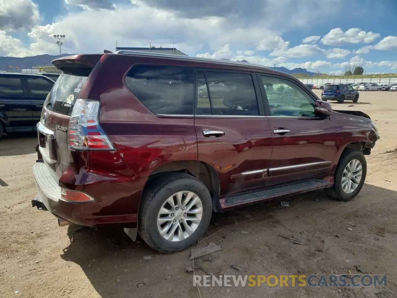 3 fotografías del automóvil dañado JTJBM7FX0K5219876 LEXUS GX 2019