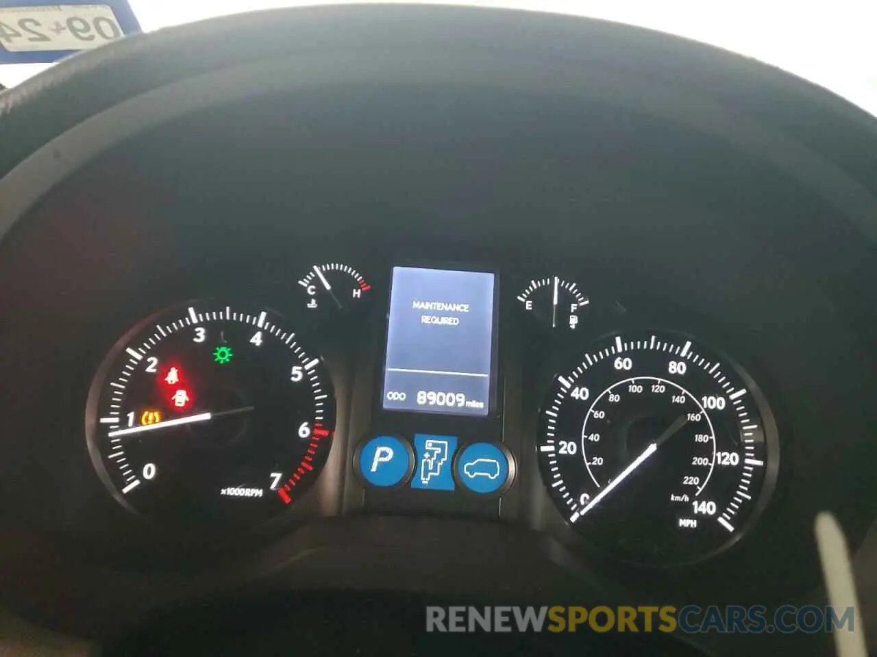 9 fotografías del automóvil dañado JTJBM7FX0K5232059 LEXUS GX 2019