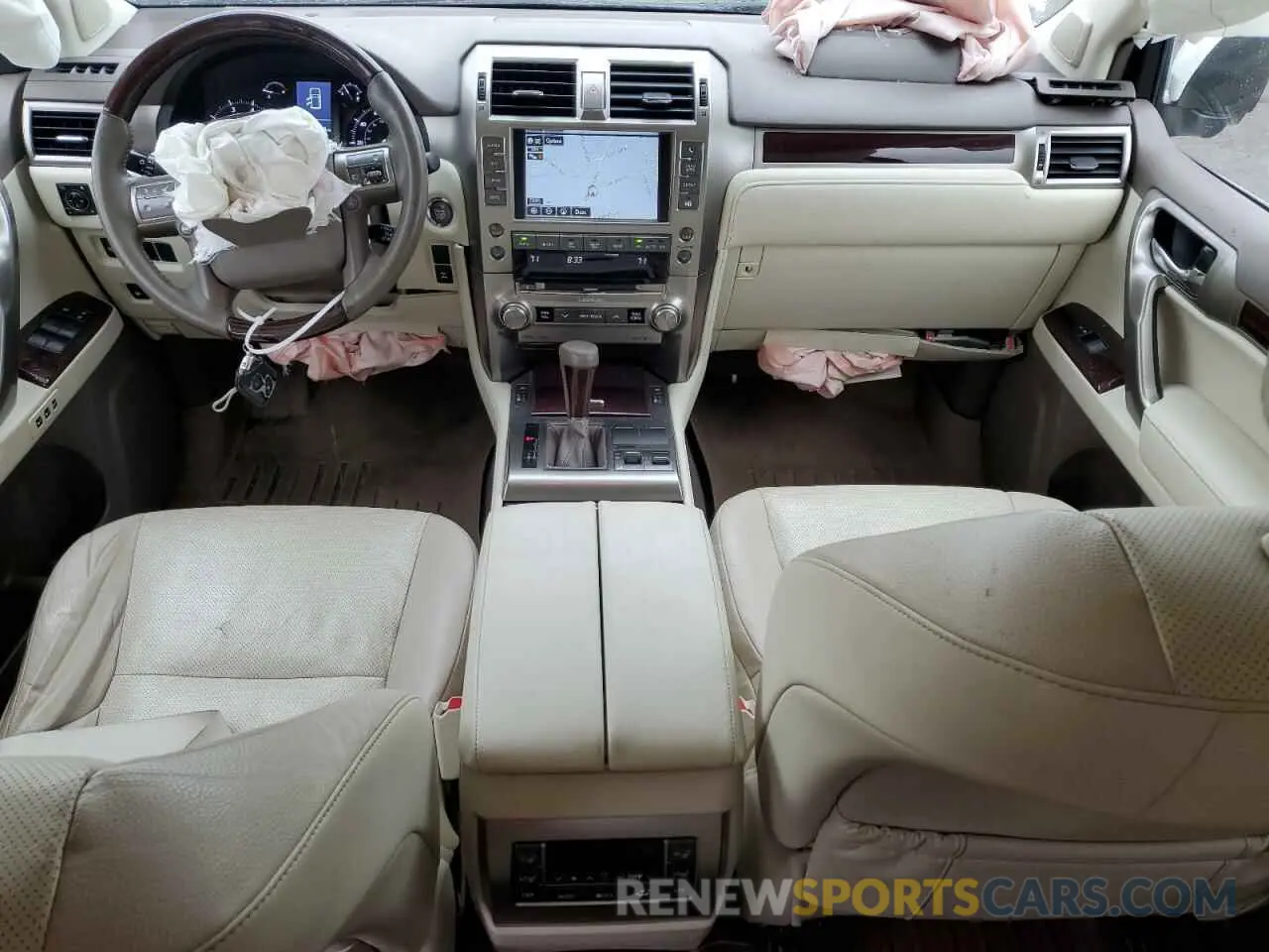 8 fotografías del automóvil dañado JTJBM7FX0K5235382 LEXUS GX 2019