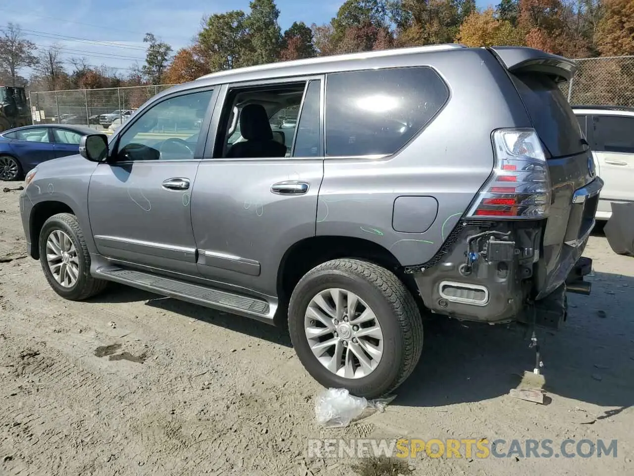 2 fotografías del automóvil dañado JTJBM7FX1K5214301 LEXUS GX 2019