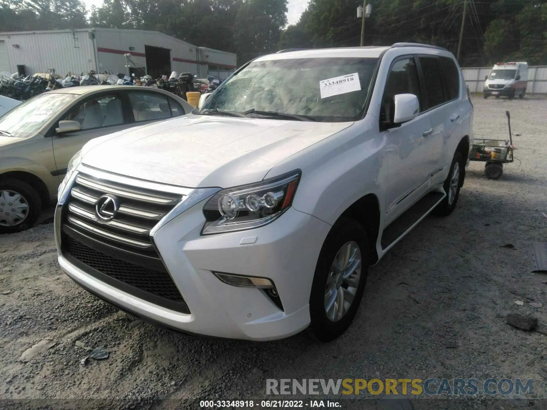 2 fotografías del automóvil dañado JTJBM7FX1K5220566 LEXUS GX 2019