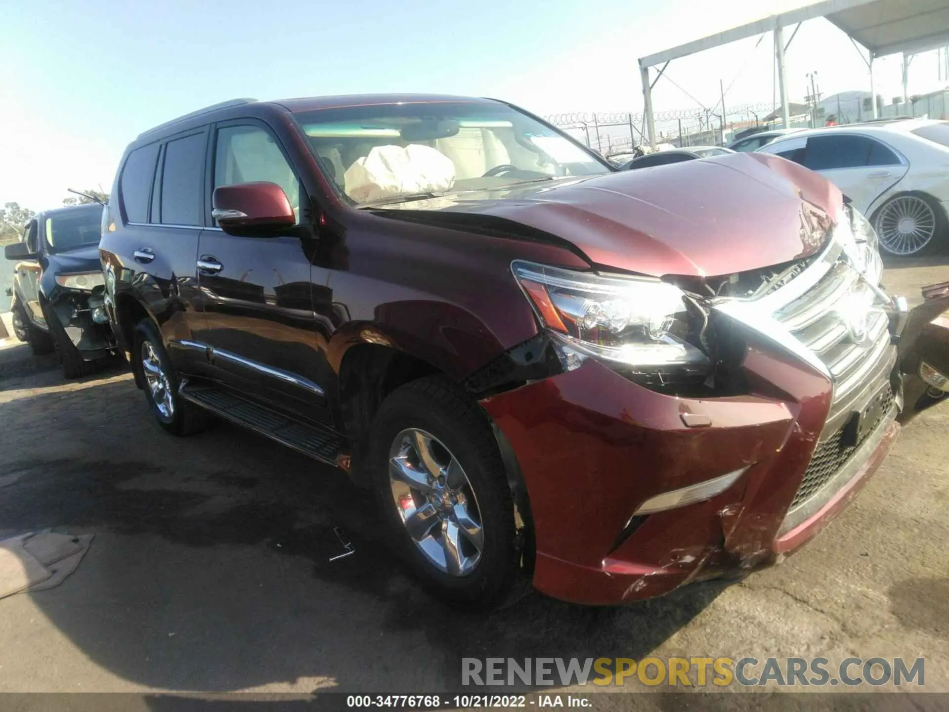 1 fotografías del automóvil dañado JTJBM7FX1K5234290 LEXUS GX 2019