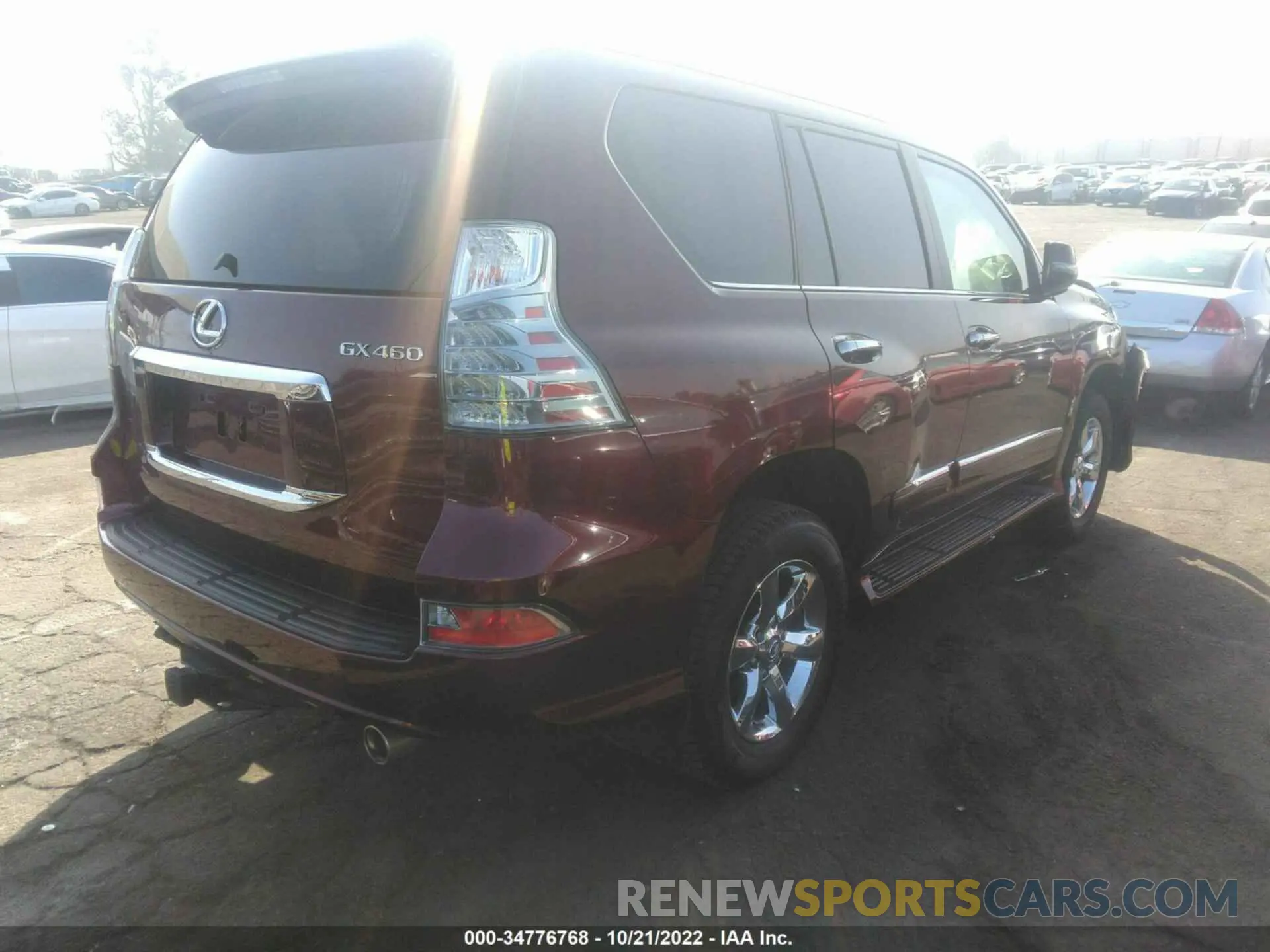 4 fotografías del automóvil dañado JTJBM7FX1K5234290 LEXUS GX 2019