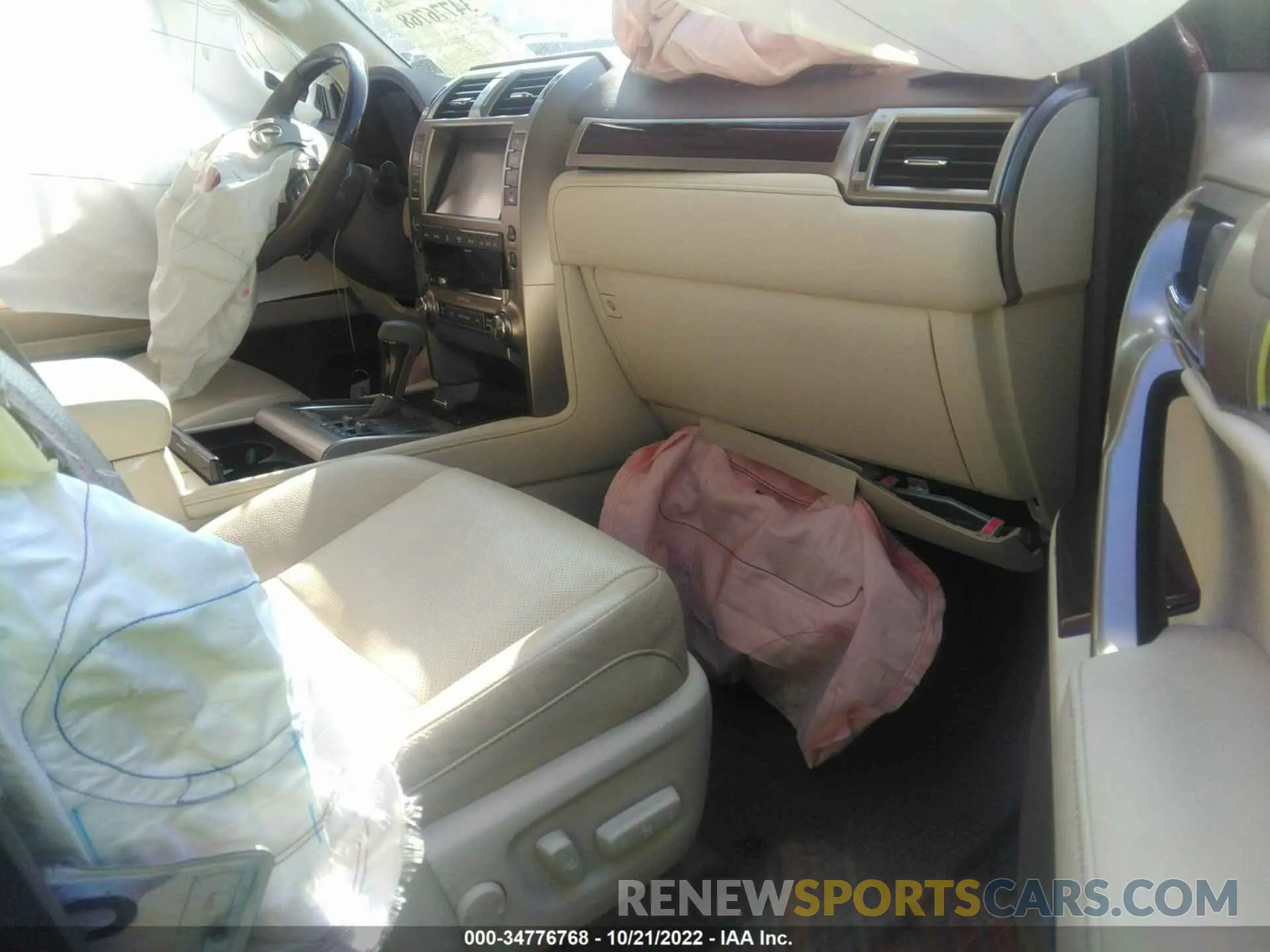 5 fotografías del automóvil dañado JTJBM7FX1K5234290 LEXUS GX 2019