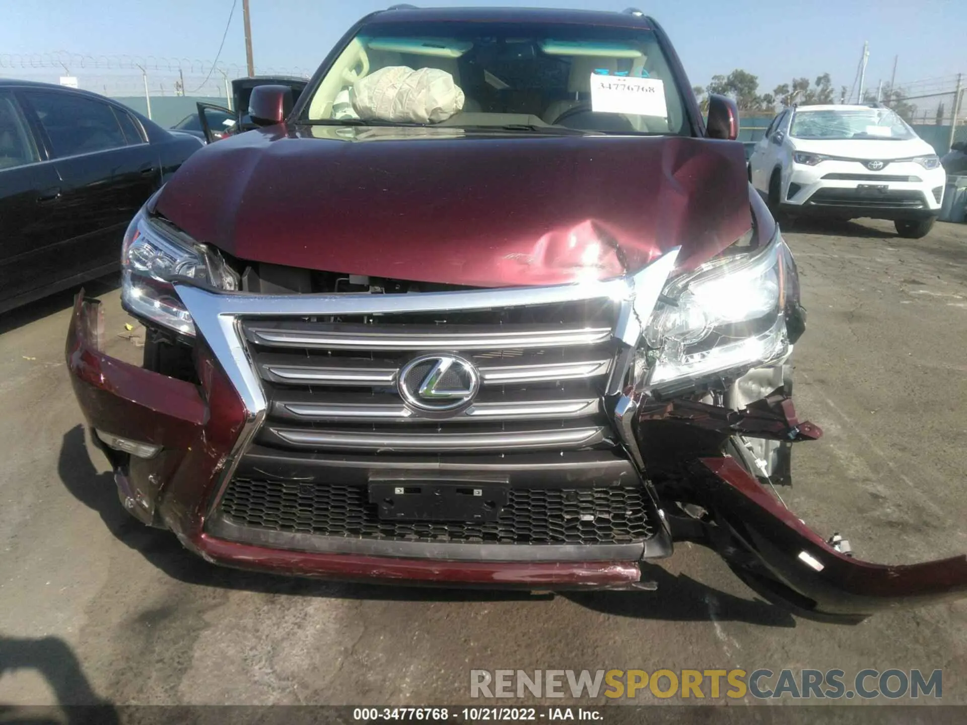 6 fotografías del automóvil dañado JTJBM7FX1K5234290 LEXUS GX 2019
