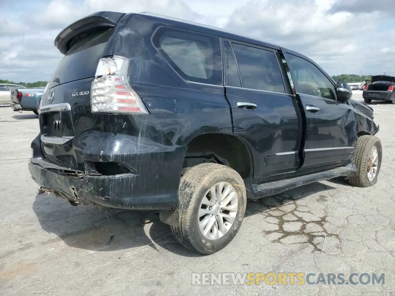 3 fotografías del automóvil dañado JTJBM7FX1K5237724 LEXUS GX 2019