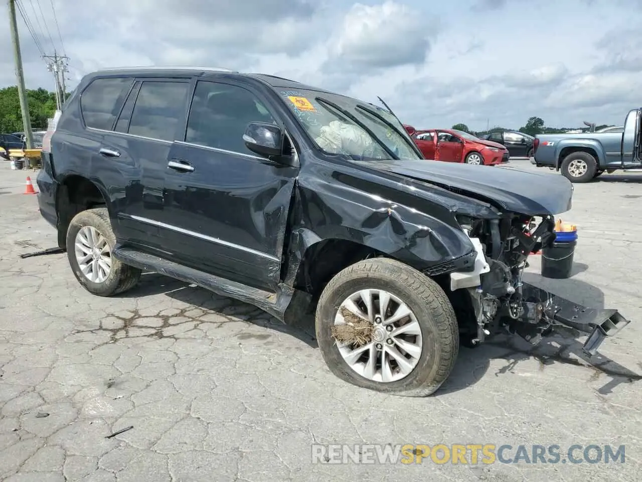 4 fotografías del automóvil dañado JTJBM7FX1K5237724 LEXUS GX 2019