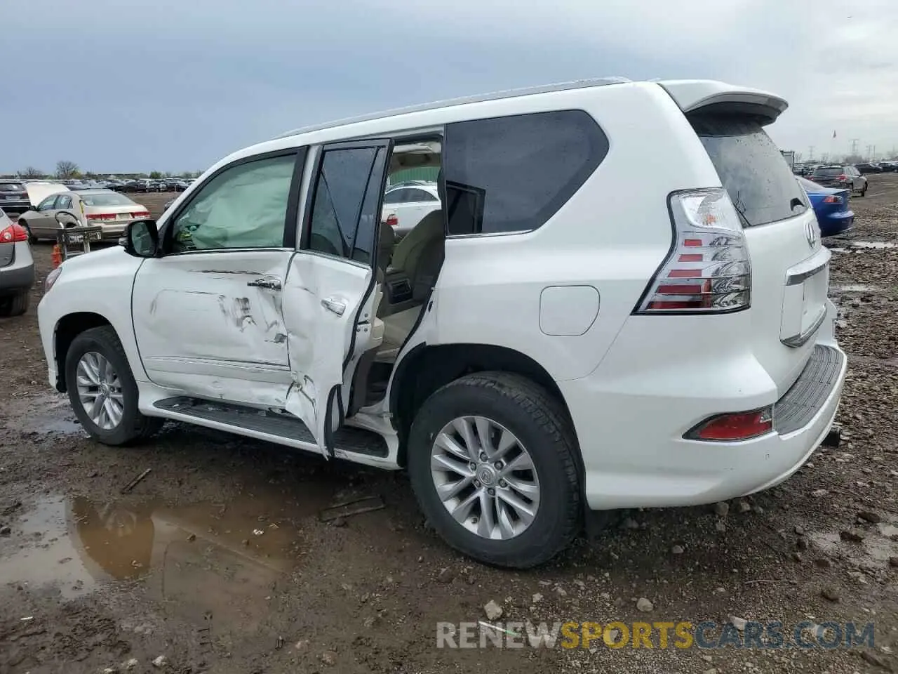 2 fotografías del automóvil dañado JTJBM7FX3K5219497 LEXUS GX 2019