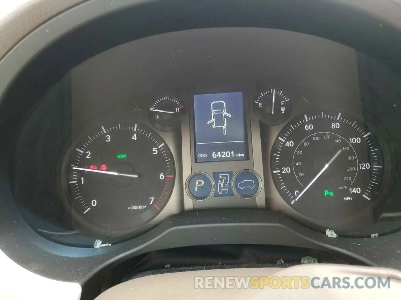 9 fotografías del automóvil dañado JTJBM7FX3K5219497 LEXUS GX 2019