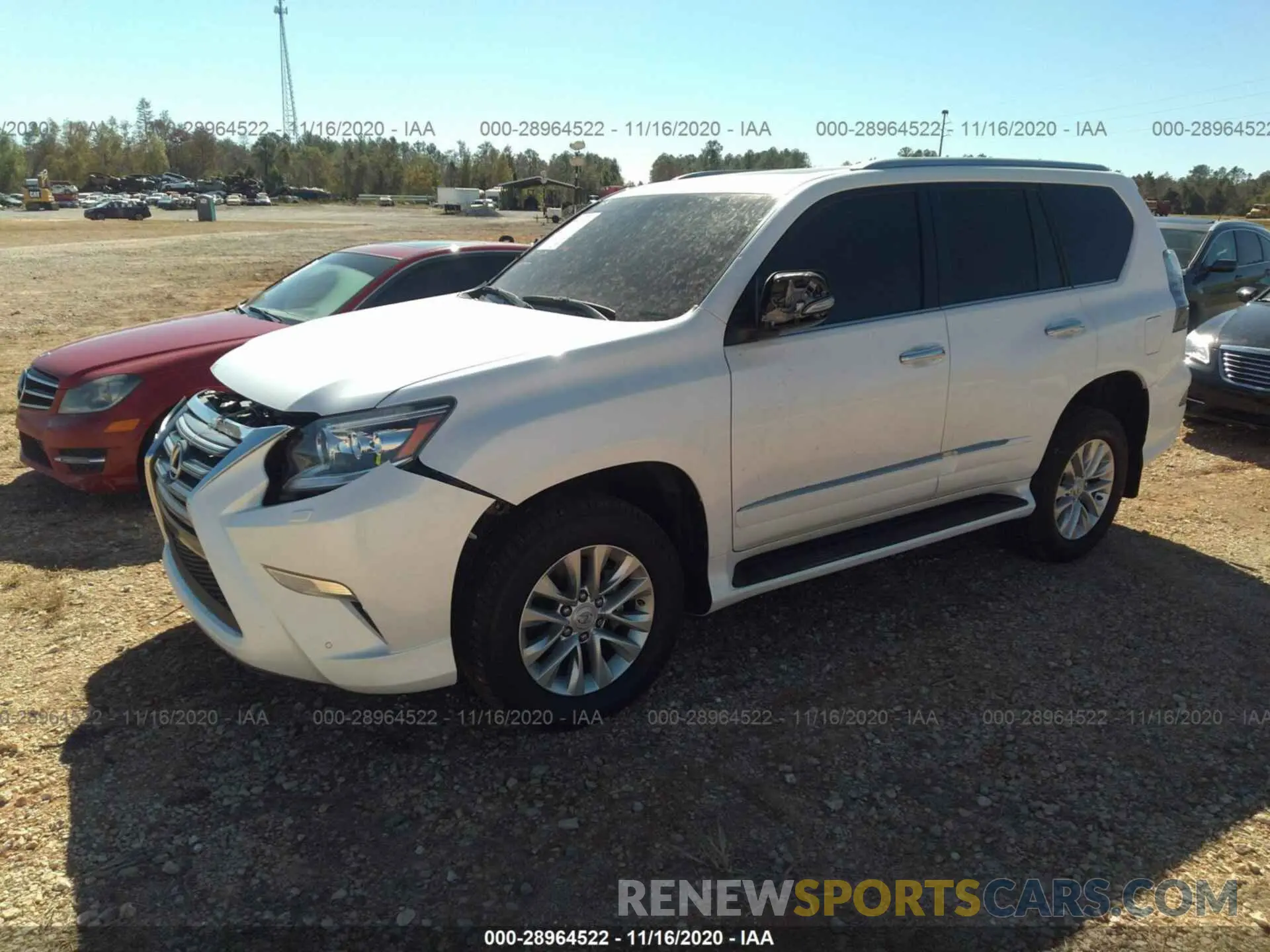 2 fotografías del automóvil dañado JTJBM7FX5K5223826 LEXUS GX 2019