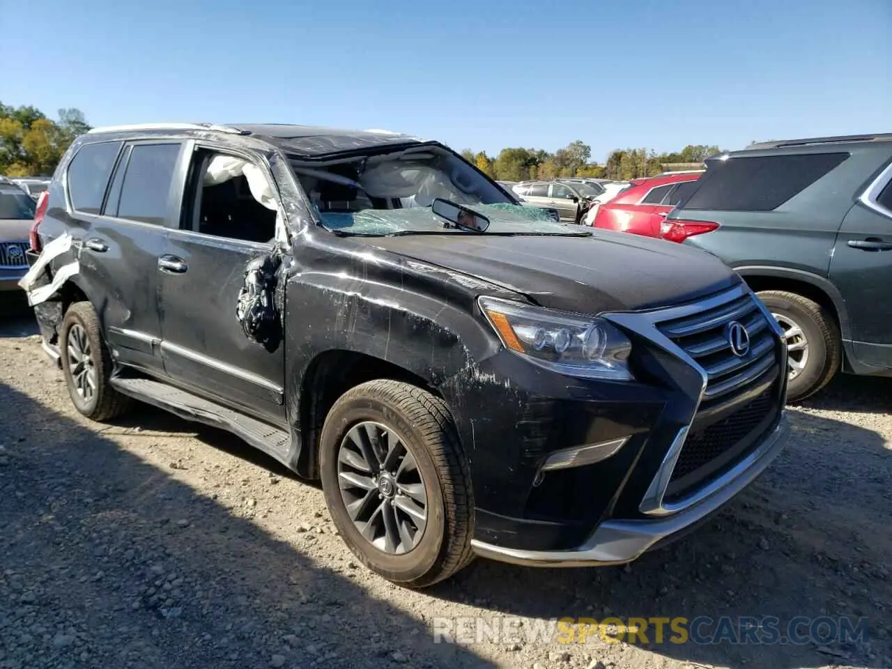 4 fotografías del automóvil dañado JTJBM7FX5K5237550 LEXUS GX 2019
