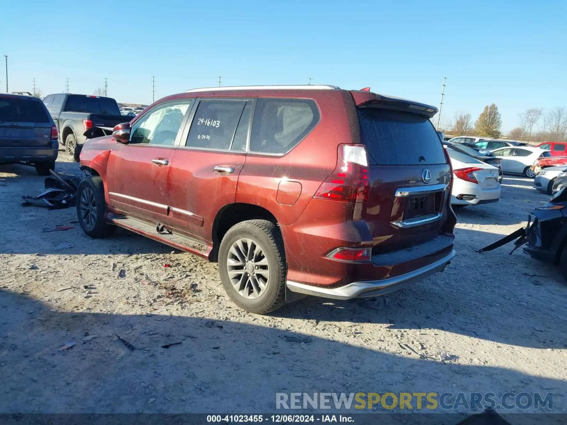3 fotografías del automóvil dañado JTJBM7FX5K5240125 LEXUS GX 2019