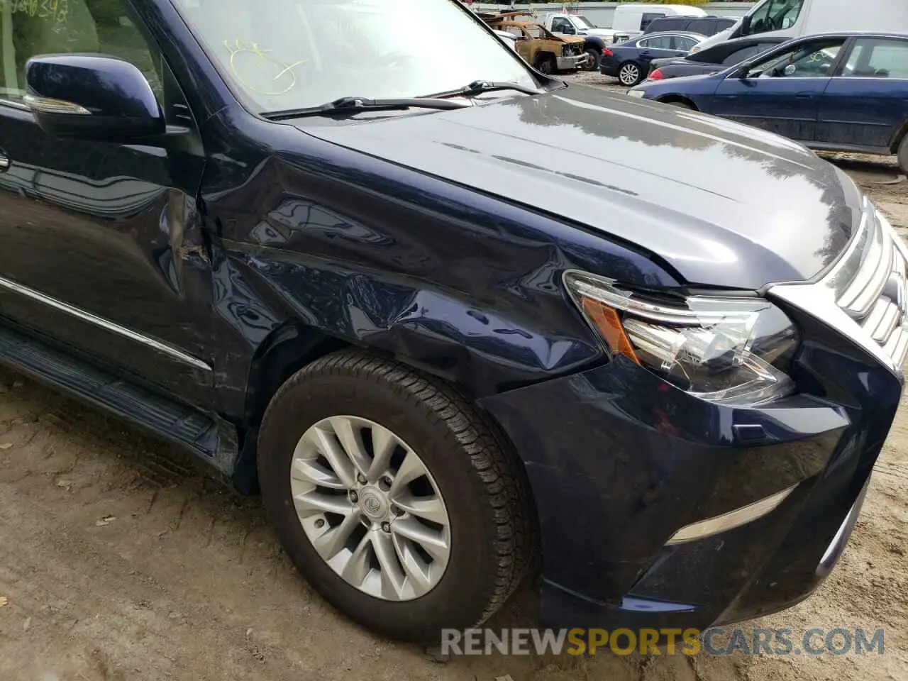 9 fotografías del automóvil dañado JTJBM7FX8K5210553 LEXUS GX 2019