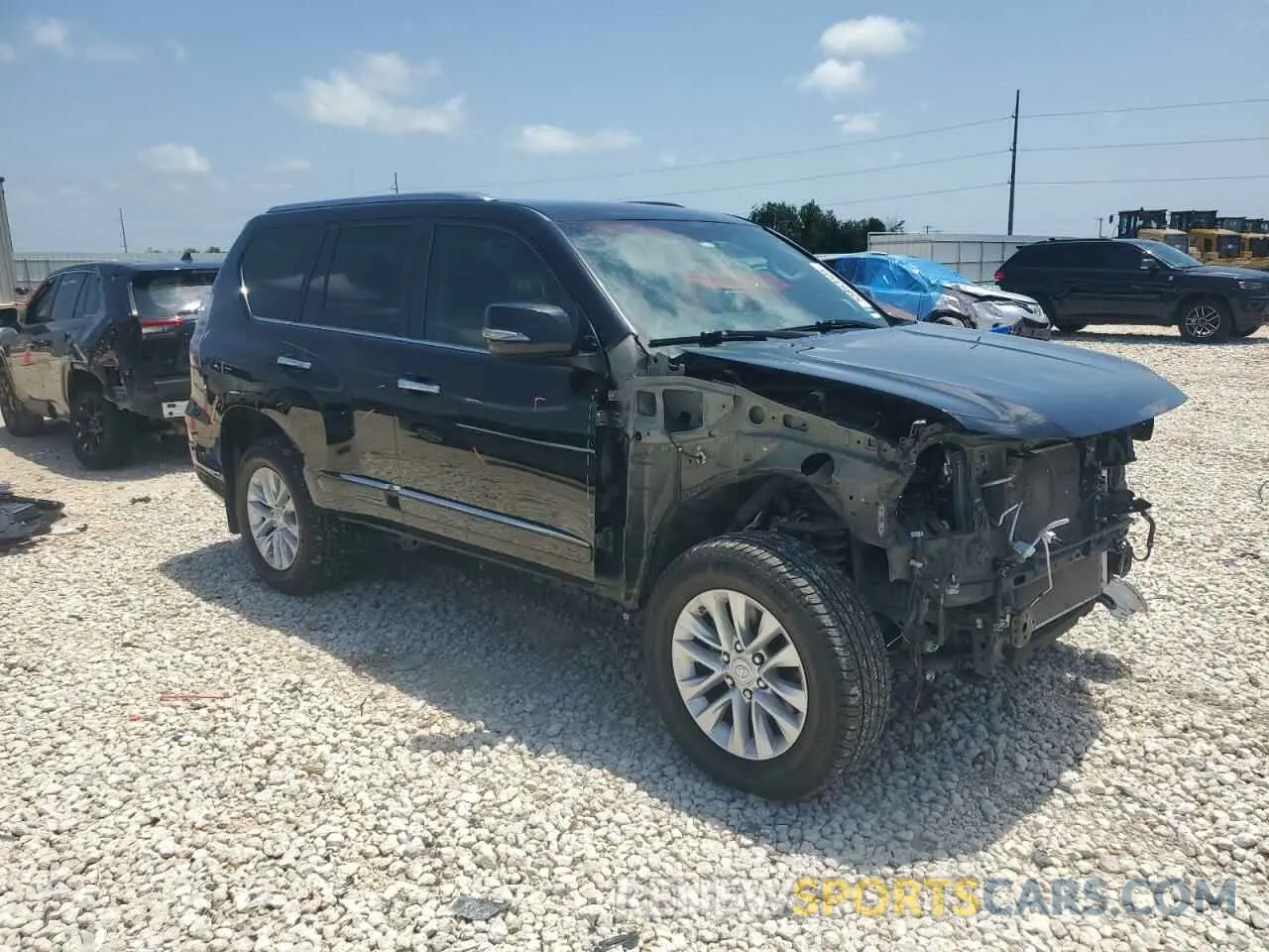 4 fotografías del automóvil dañado JTJBM7FX9K5234831 LEXUS GX 2019