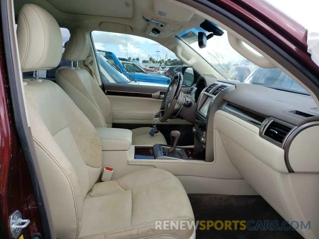 5 fotografías del automóvil dañado JTJBM7FXXK5225250 LEXUS GX 2019