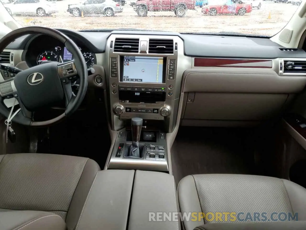 8 fotografías del automóvil dañado JTJJM7FXXK5228385 LEXUS GX 2019