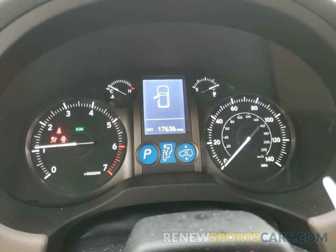 9 fotografías del automóvil dañado JTJJM7FXXK5228385 LEXUS GX 2019