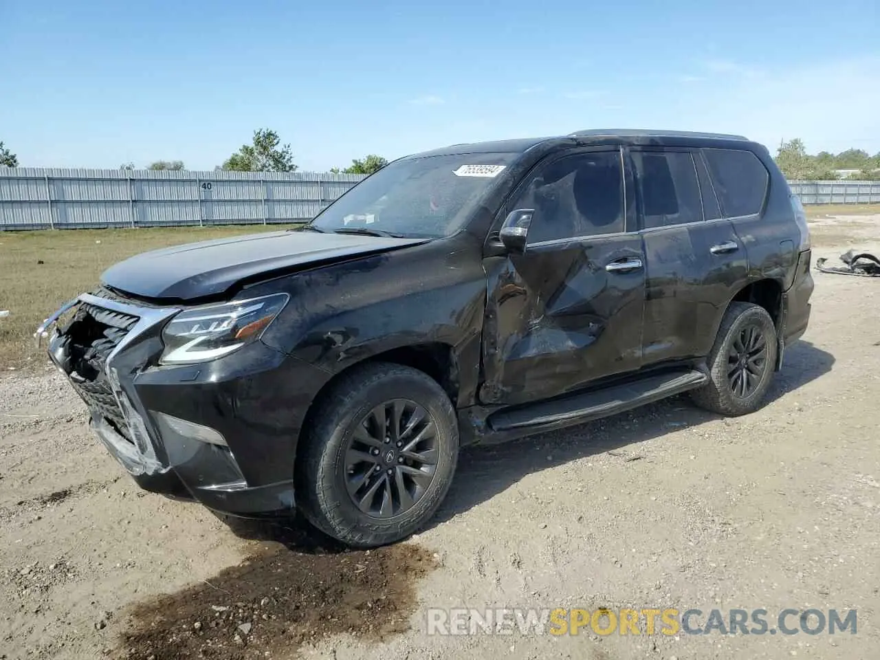 1 fotografías del automóvil dañado JTJAM7BX0L5245459 LEXUS GX 2020