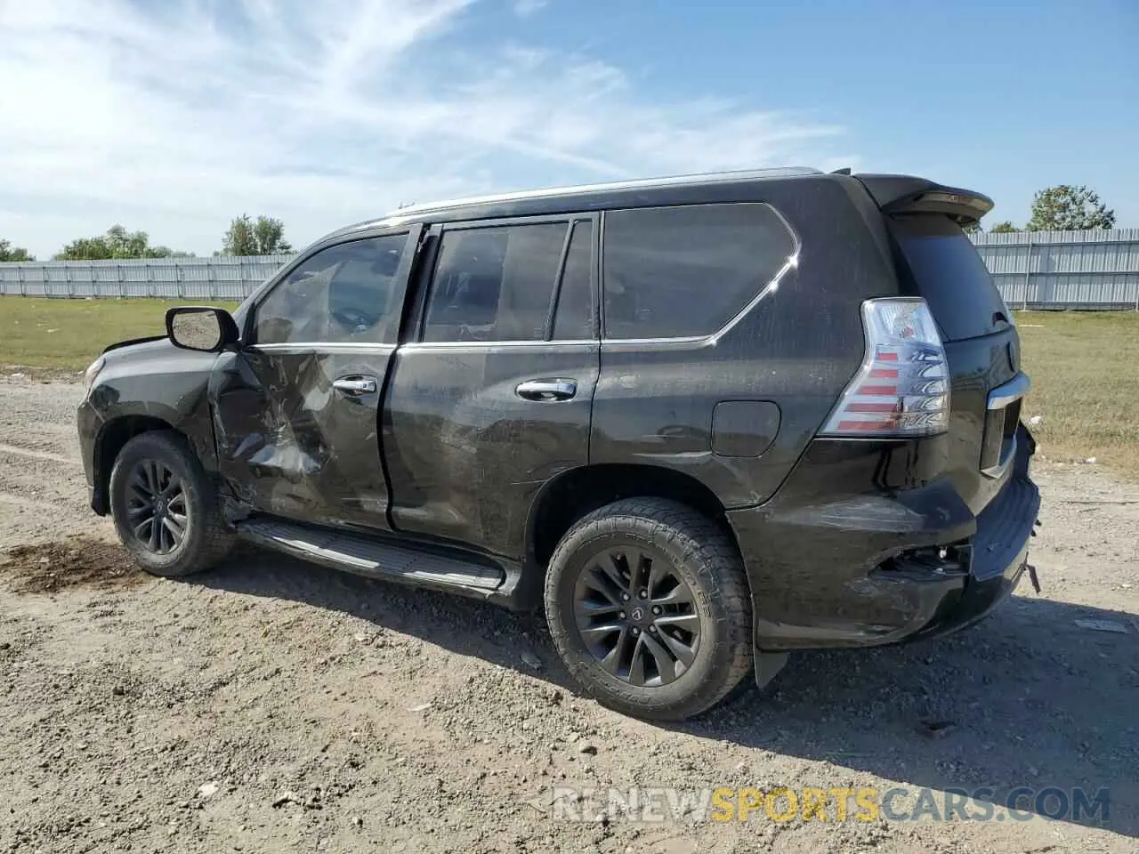 2 fotografías del automóvil dañado JTJAM7BX0L5245459 LEXUS GX 2020