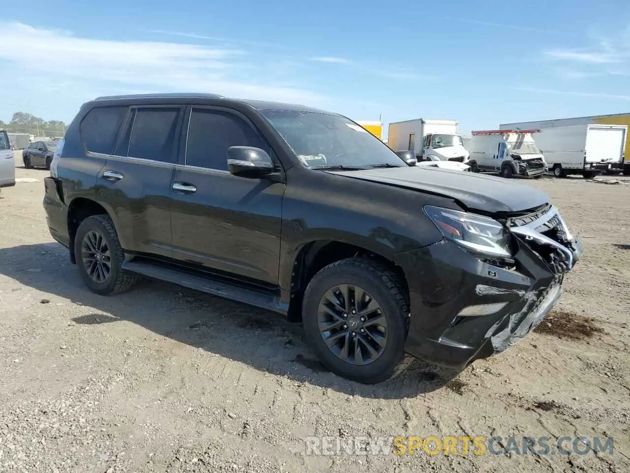 4 fotografías del automóvil dañado JTJAM7BX0L5245459 LEXUS GX 2020