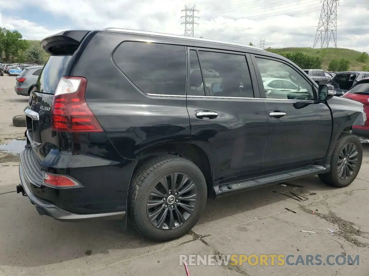 3 fotografías del automóvil dañado JTJAM7BX0L5247213 LEXUS GX 2020