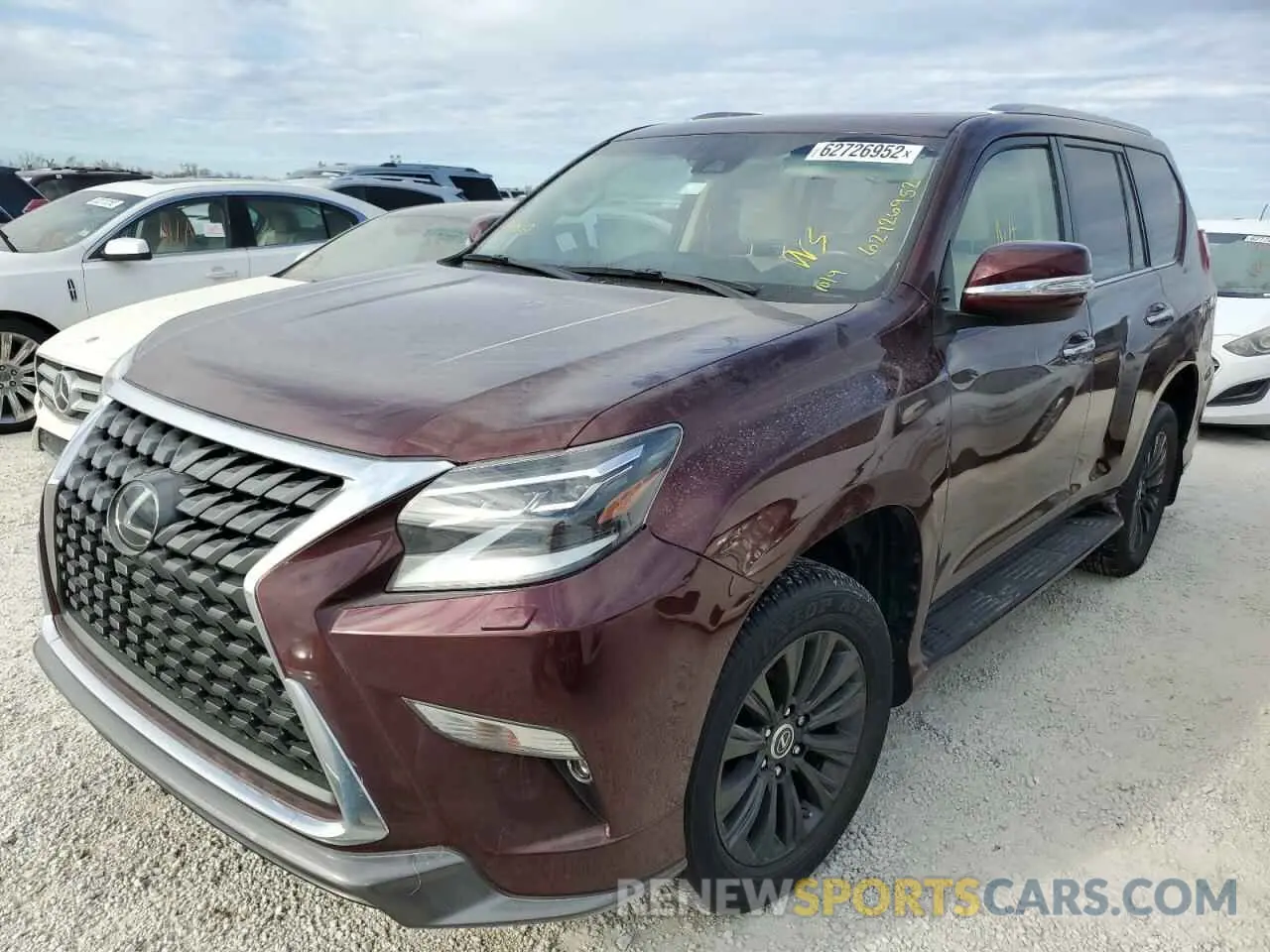 2 fotografías del automóvil dañado JTJAM7BX0L5261984 LEXUS GX 2020
