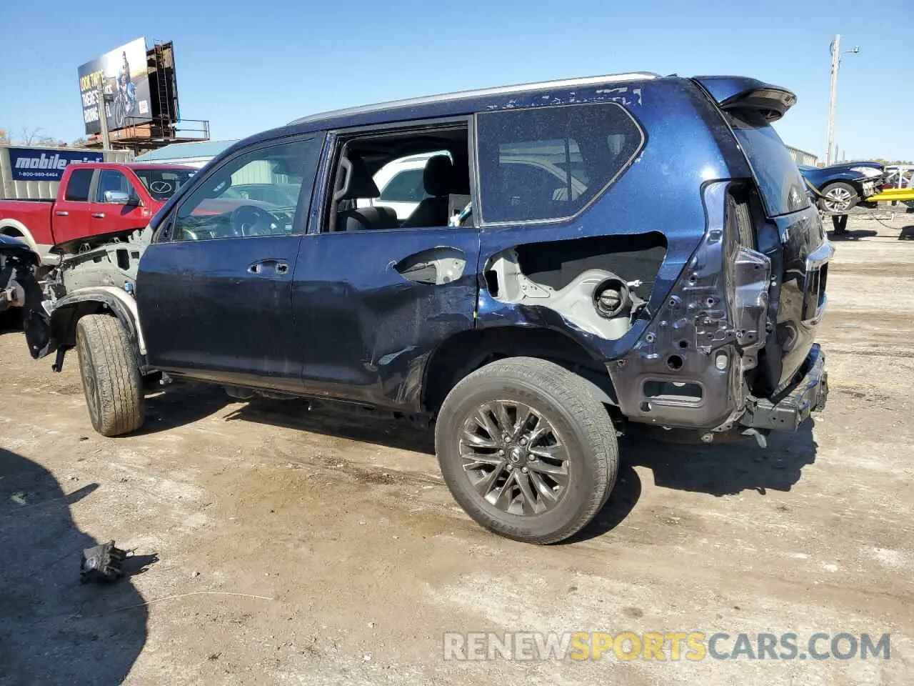 2 fotografías del automóvil dañado JTJAM7BX3L5258075 LEXUS GX 2020