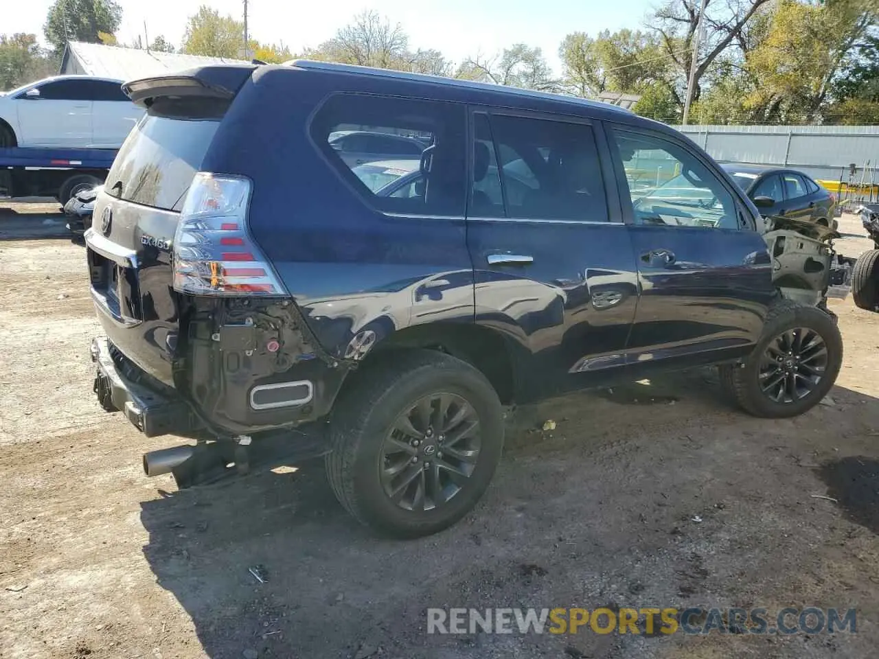 3 fotografías del automóvil dañado JTJAM7BX3L5258075 LEXUS GX 2020