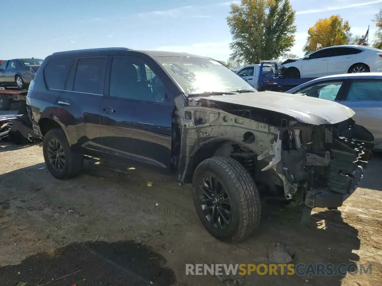 4 fotografías del automóvil dañado JTJAM7BX3L5258075 LEXUS GX 2020