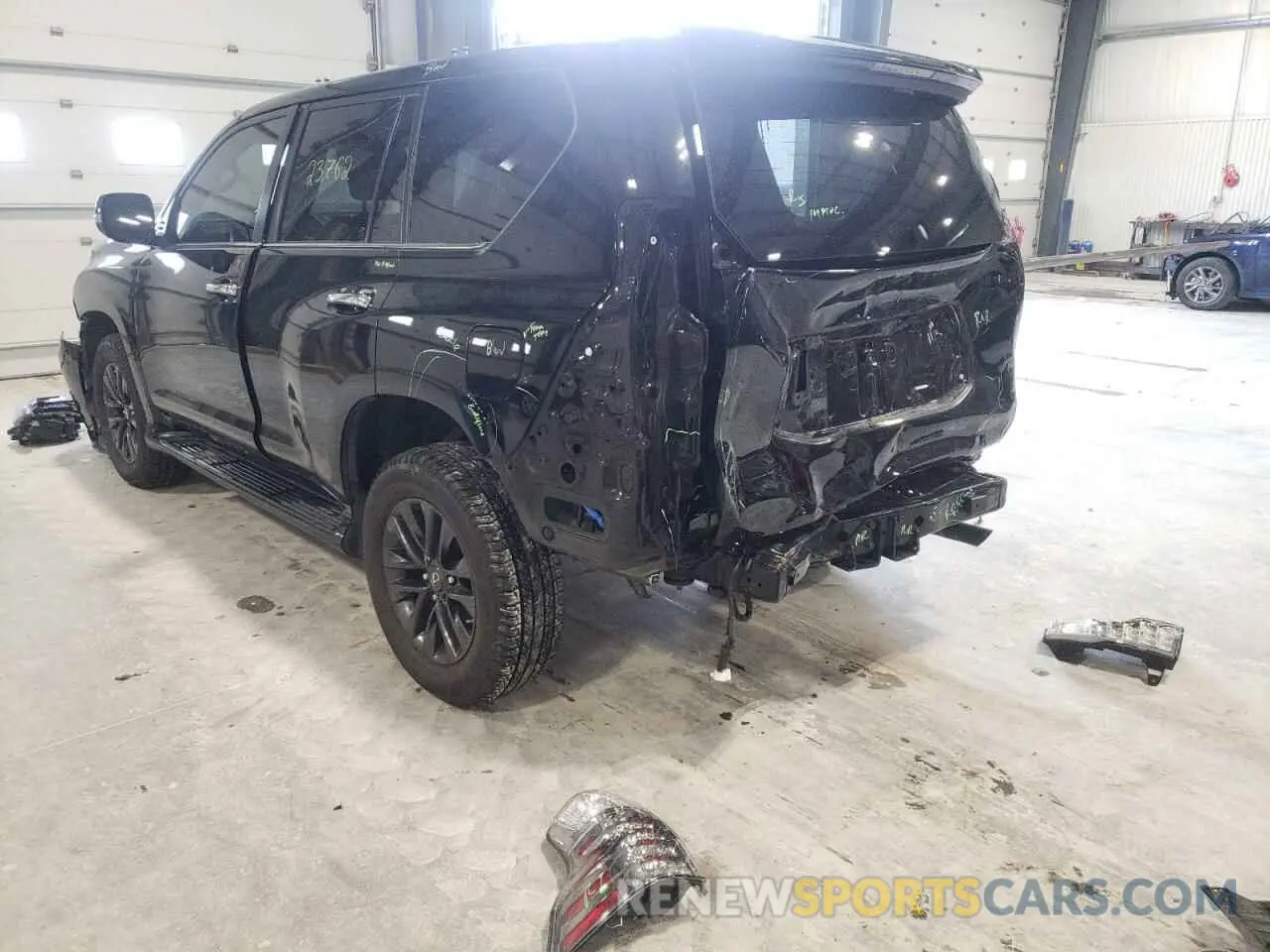 3 fotografías del automóvil dañado JTJAM7BX3L5262045 LEXUS GX 2020